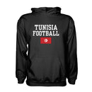 Tunisia Football Hoodie - Black