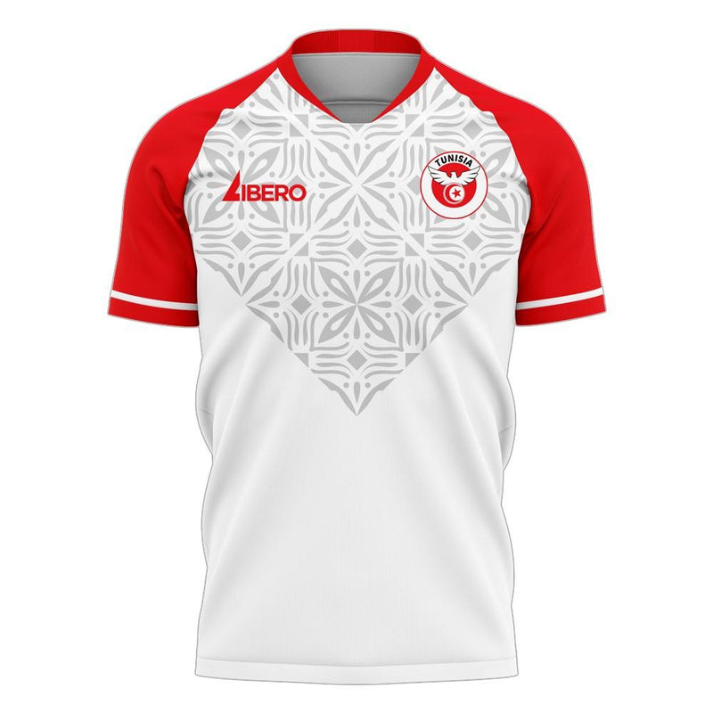Tunisia 2020-2021 Home Concept Football Kit (Libero) - Adult Long Sleeve
