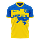 Ukraine Stop War Concept Football Kit (Libero) - Yellow (ZELENSKYY 1)