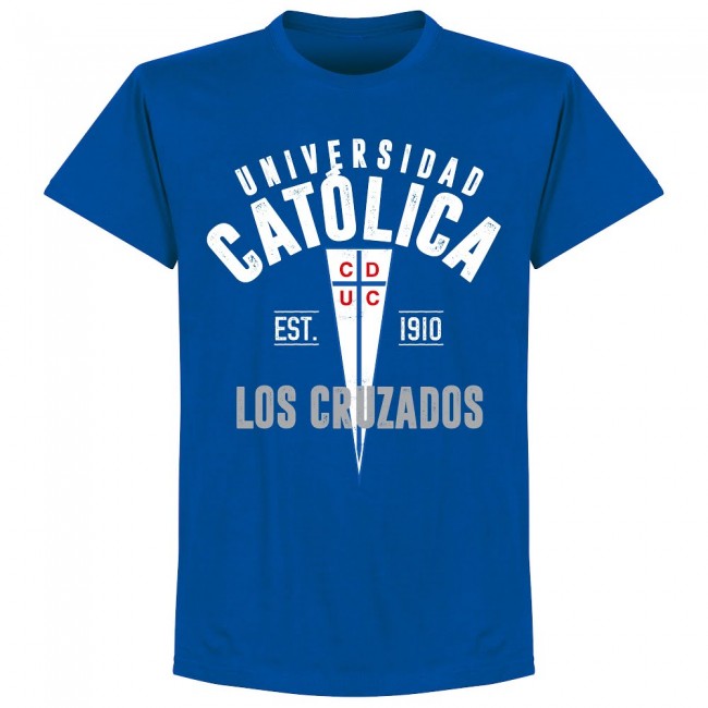 Universidad Catolica Established T-Shirt - Royal - Terrace Gear