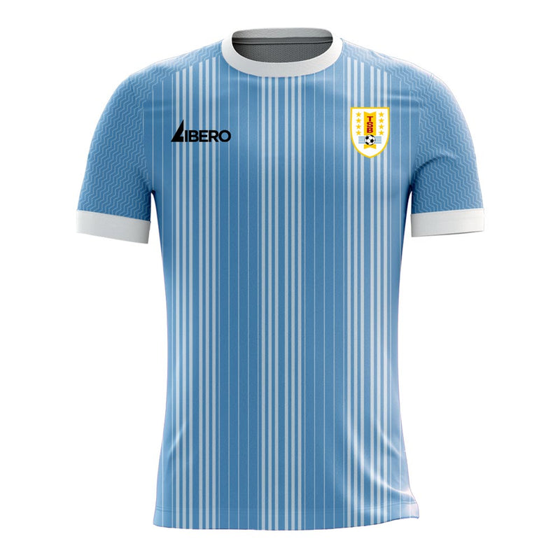 Uruguay 2020-2021 Home Concept Football Kit (Libero) - Terrace Gear