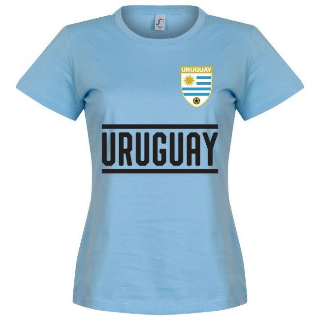 Uruguay Team Womens T-Shirt - Sky