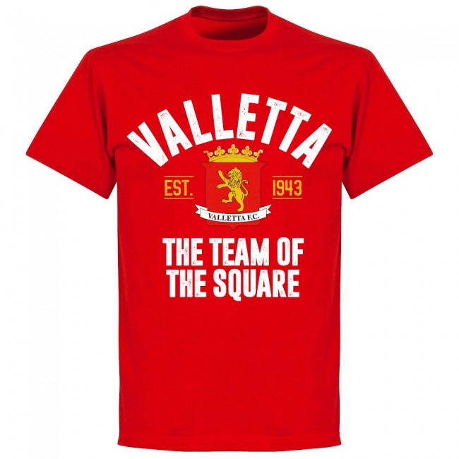 Valletta Established T-shirt - Red - Terrace Gear
