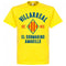 Villarreal Established T-Shirt - Yellow - Terrace Gear