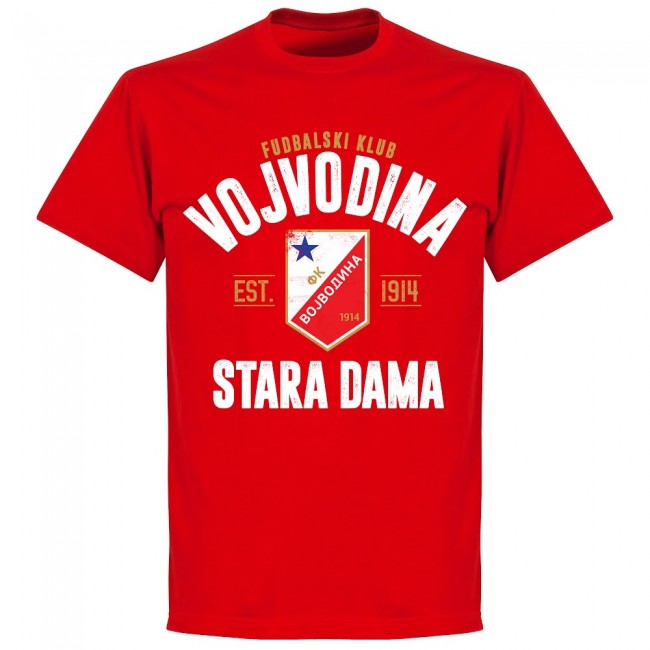 Vojvodina Established T-shirt - Red - Terrace Gear