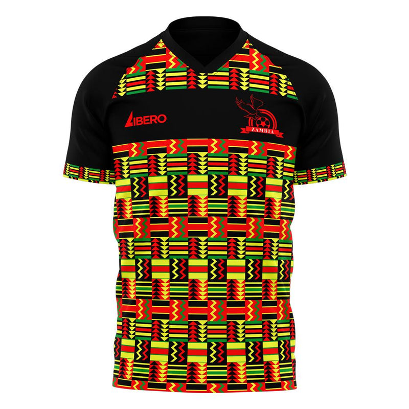 Zambia 2021-2022 Home Concept Football Kit (Libero) - Adult Long Sleeve