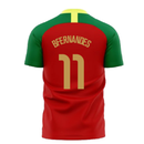 Portugal 2020-2021 Home Concept Football Kit (Airo) (B Fernandes 11)