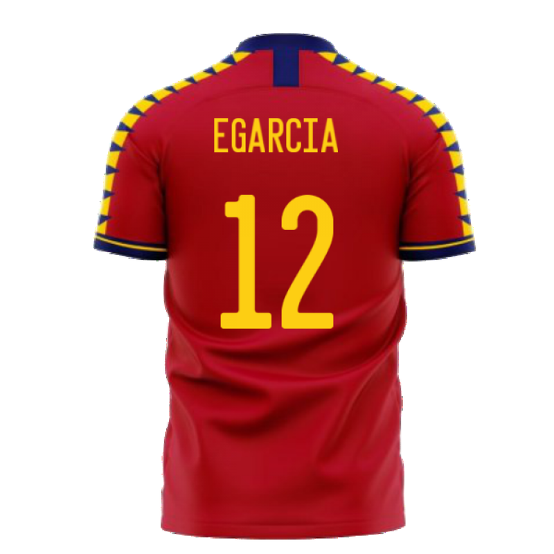 Spain 2020-2021 Home Concept Football Kit (Libero) (E GARCIA 12)