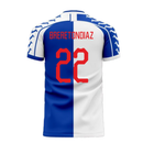 Blackburn 2020-2021 Home Concept Football Kit (Viper) (Brereton Diaz 22)