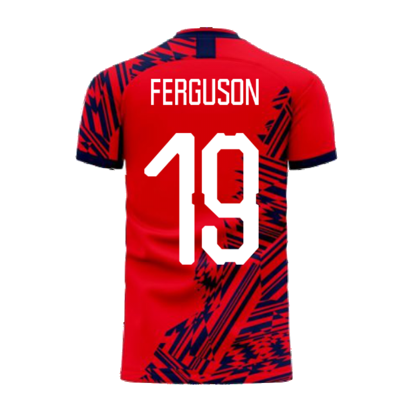 Aberdeen 2020-2021 Home Concept Football Kit (Libero) (Ferguson 19)