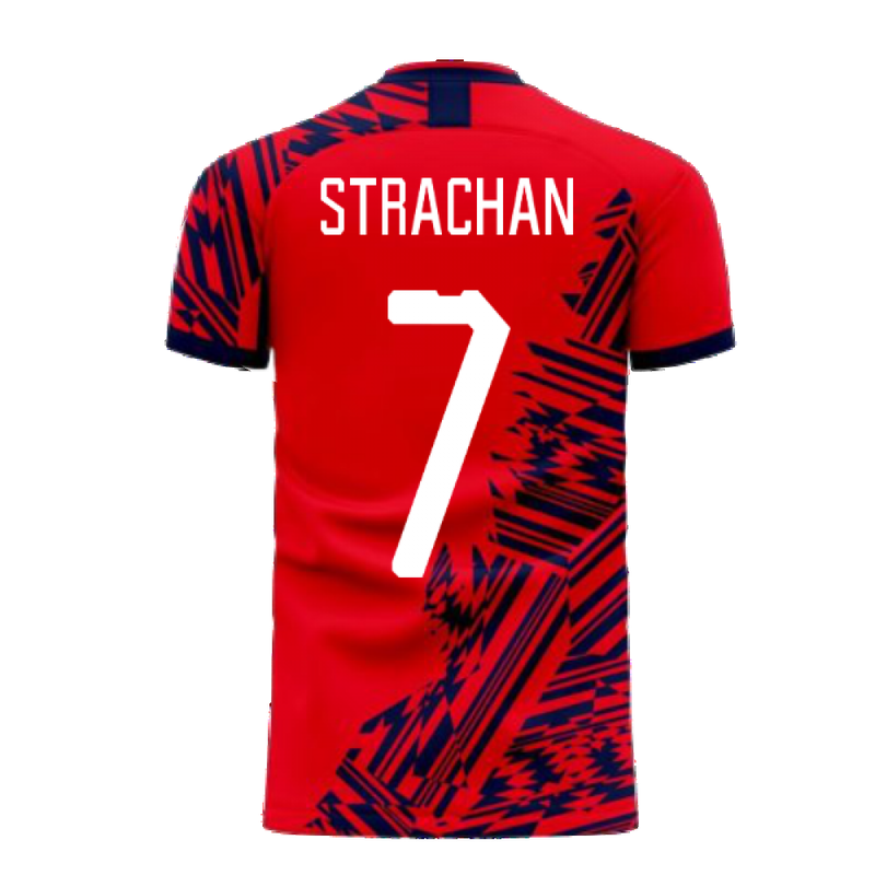 Aberdeen 2020-2021 Home Concept Football Kit (Libero) (STRACHAN 7)