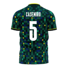 Brazil 2021-2022 Third Concept Football Kit (Libero) (CASEMIRO 5)