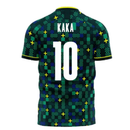 Brazil 2021-2022 Third Concept Football Kit (Libero) (KAKA 10)