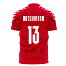 Canada 2021-2022 Home Concept Football Kit (Viper) (Hutchinson 13)