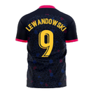 Catalonia 2022-2023 Away Concept Football Kit (Libero) (LEWANDOWSKI 9)