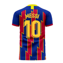 Catalonia 2022-2023 Home Concept Football Kit (Libero) (MESSI 10)