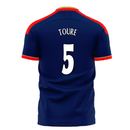 North London Reds 2006 Style Away Concept Shirt (Libero) (Toure 5)