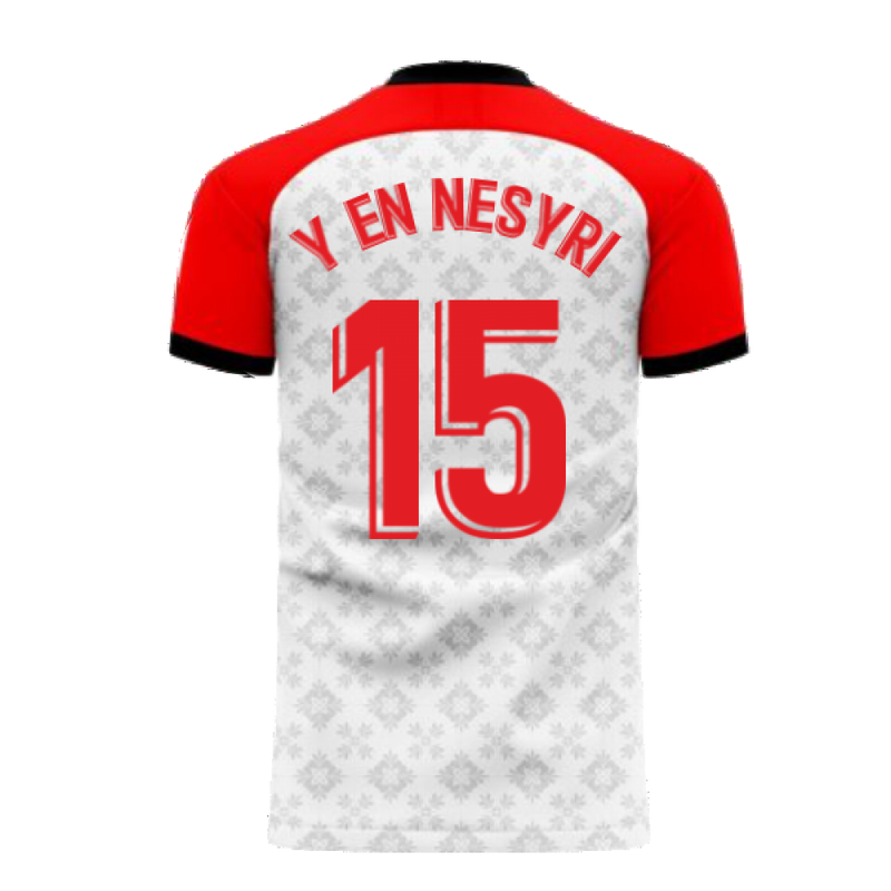 Seville 2020-2021 Home Concept Football Kit (Libero) (Y. EN NESYRI 15)