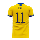 Sweden 2020-2021 Home Concept Football Kit (Libero) (ISAK 11)
