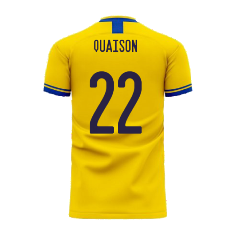 Sweden 2020-2021 Home Concept Football Kit (Libero) (QUAISON 22)