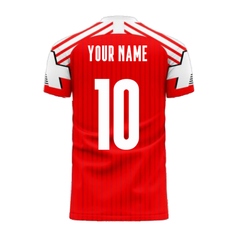 Switzerland 2020-2021 Retro Concept Football Kit (Libero) (Your Name)