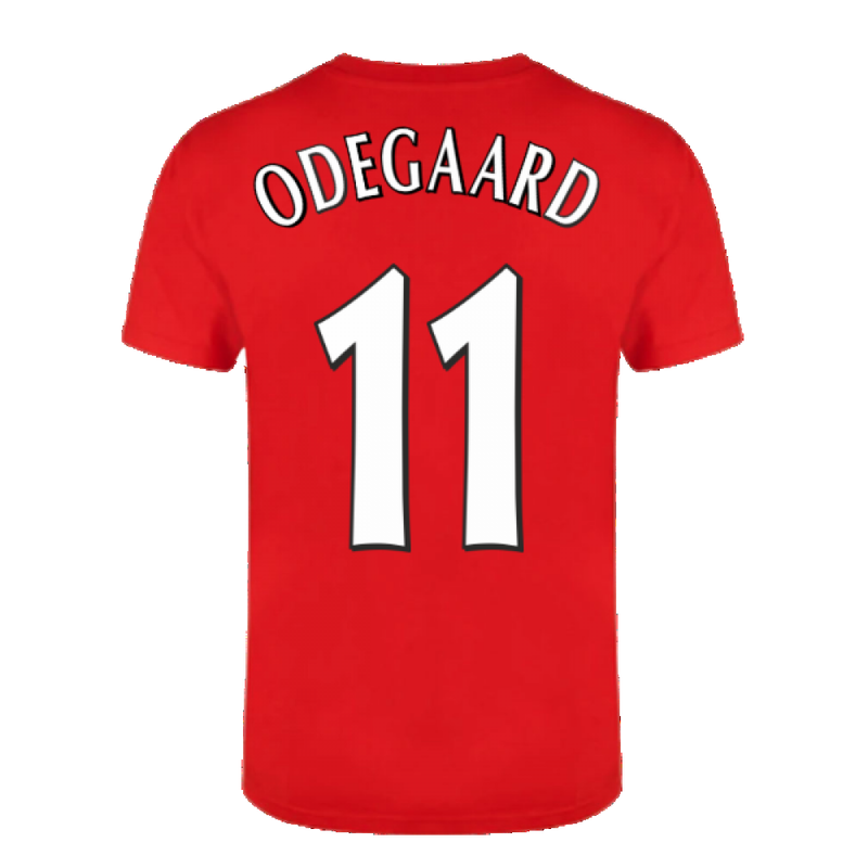 The Invincibles 49 Unbeaten T-Shirt (Red) (ODEGAARD 11)