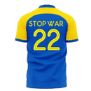Ukraine Stop War Concept Football Kit (Libero) - Blue (STOP WAR 22)