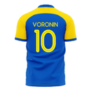 Ukraine Stop War Concept Football Kit (Libero) - Blue (VORONIN 10)