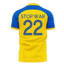 Ukraine Stop War Concept Football Kit (Libero) - Yellow (STOP WAR 22)