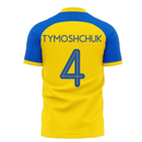 Ukraine Stop War Concept Football Kit (Libero) - Yellow (TYMOSHCHUK 4)