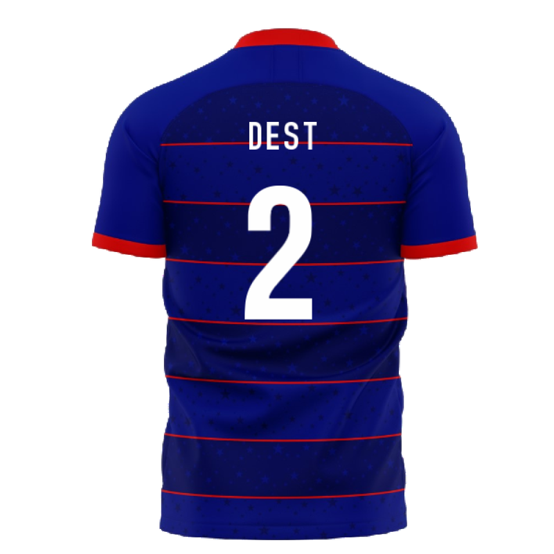 United States 2023-2024 Away Concept Football Kit (Libero) (DEST 2)