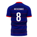 United States 2023-2024 Away Concept Football Kit (Libero) (MCKENNIE 8)