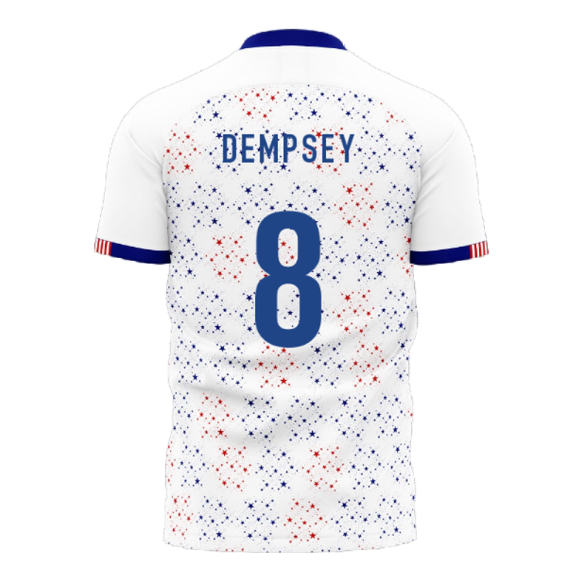 United States 2023-2024 Home Concept Football Kit (Libero) (DEMPSEY 8)