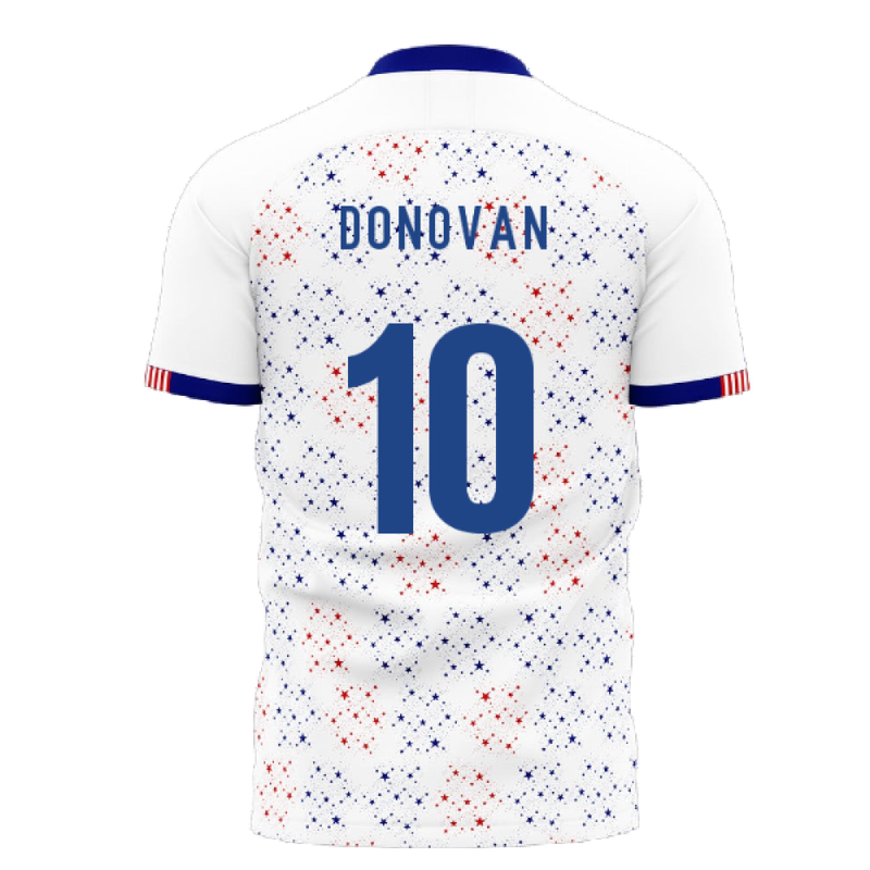 United States 2023-2024 Home Concept Football Kit (Libero) (DONOVAN 10)