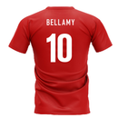 Wales Football Team T-Shirt - Red (BELLAMY 10)