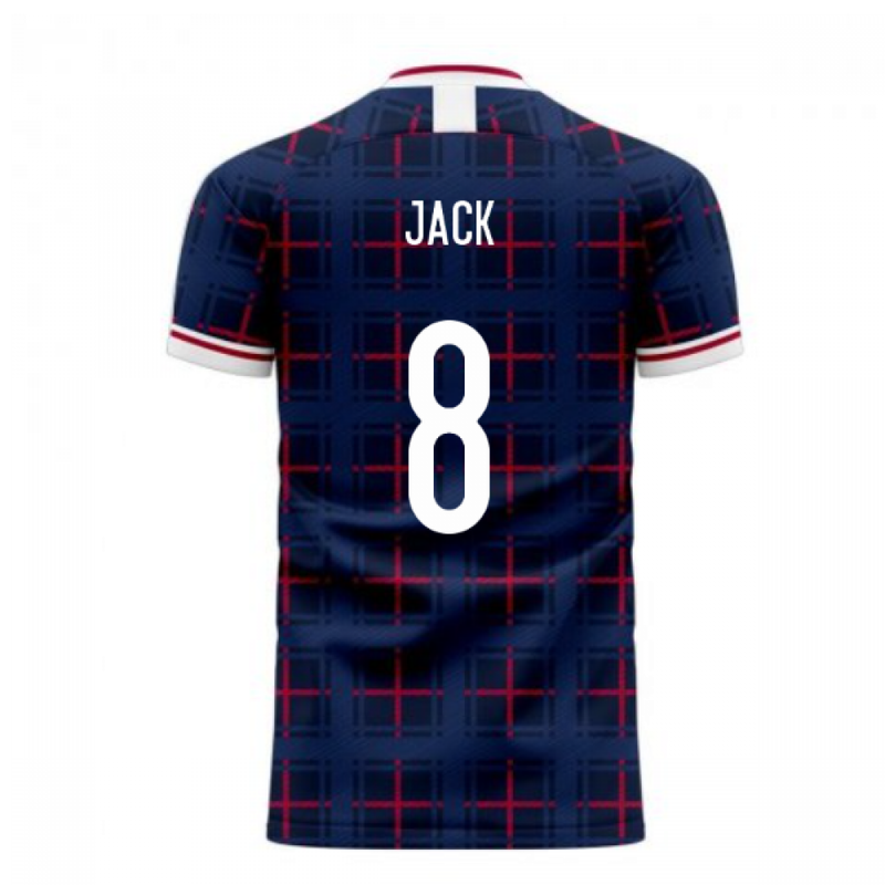 Scotland 2020-2021 Home Concept Shirt (Fans Culture) (Jack 8)