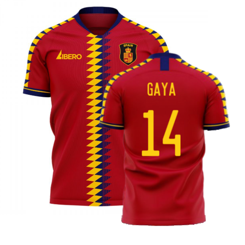 Spain 2020-2021 Home Concept Football Kit (Libero) (GAYA 14)