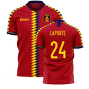 Spain 2020-2021 Home Concept Football Kit (Libero) (LAPORTE 24)