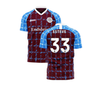 Burnley 2023-2024 Home Concept Football Kit (Libero) (Esteve 33)