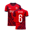 Aberdeen 2020-2021 Home Concept Football Kit (Libero) (Devlin 6)