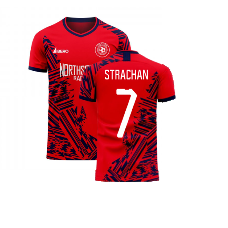 Aberdeen 2020-2021 Home Concept Football Kit (Libero) (STRACHAN 7)