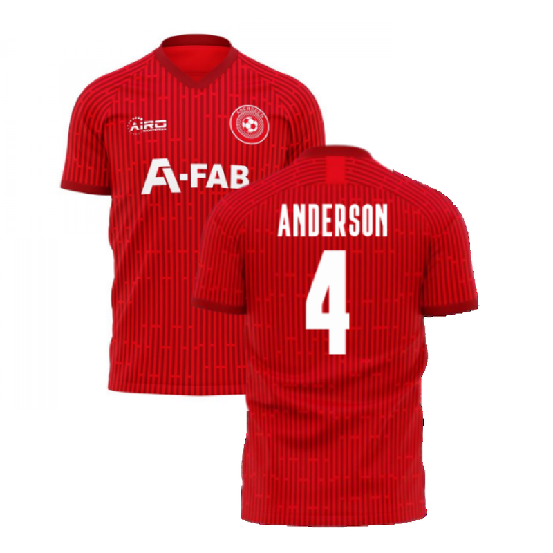 Aberdeen 2022-2023 Home Concept Football Kit (Airo) (ANDERSON 4)