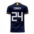 Argentina 2020-2021 Away Concept Football Kit (Libero) (CORREA 24)