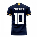 Argentina 2020-2021 Away Concept Football Kit (Libero) (MARADONA 10)