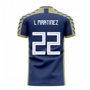 Argentina 2020-2021 Away Concept Football Kit (Viper) (L MARTINEZ 22)