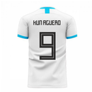 Argentina 2020-2021 Home Concept Football Kit (Libero) (KUN AGUERO 9)