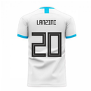 Argentina 2020-2021 Home Concept Football Kit (Libero) (LANZINI 20)