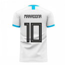 Argentina 2020-2021 Home Concept Football Kit (Libero) (MARADONA 10)