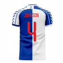 Blackburn 2020-2021 Home Concept Football Kit (Viper) (Johnson 4)