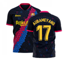 Catalonia 2022-2023 Away Concept Football Kit (Libero) (AUBAMEYANG 17)